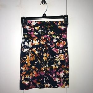 Floral Mini Skirt by Lily White